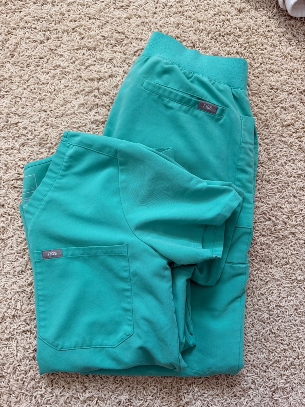 Figs Scrubs Set Size S - Surgical Green v1